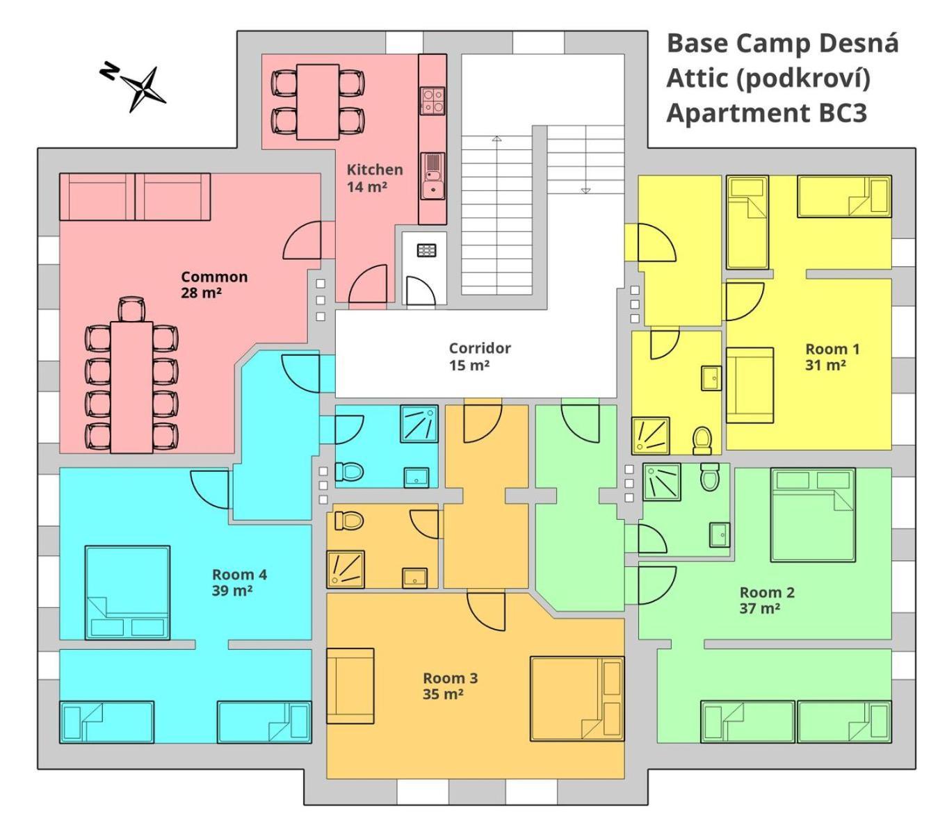 Base Camp Desna Leilighet Rom bilde